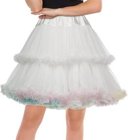 img 4 attached to Womens Length Peticoat Fluffy Underskirt