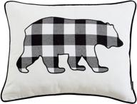 подушка eddie bauer cabin plaid pillow логотип