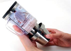 img 4 attached to 📷 Premium Stainless Steel Photo Travel Mug: Sleek and Durable Drinkware On-The-Go