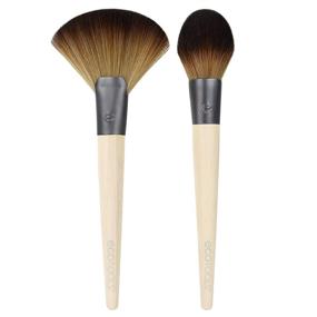 img 2 attached to 💄 Enhance your Beauty Routine with EcoTools Define & Highlight Duo - Ultimate Makeup Brush Set for Perfect Powder, Bronzer, & Highlighter Application