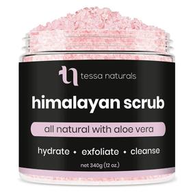 img 4 attached to 🧴 Himalayan Salt Body Scrub: Aloe Vera-infused, the Ultimate Solution for Blackheads, Acne, and Dead Skin – Natural Exfoliating Face and Foot Scrub for Men and Women, with Moisturizing Properties