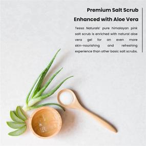 img 3 attached to 🧴 Himalayan Salt Body Scrub: Aloe Vera-infused, the Ultimate Solution for Blackheads, Acne, and Dead Skin – Natural Exfoliating Face and Foot Scrub for Men and Women, with Moisturizing Properties