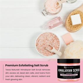 img 1 attached to 🧴 Himalayan Salt Body Scrub: Aloe Vera-infused, the Ultimate Solution for Blackheads, Acne, and Dead Skin – Natural Exfoliating Face and Foot Scrub for Men and Women, with Moisturizing Properties