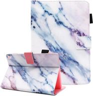 📱 fvimi multi-angle leather case for all-new amazon fire hd 8 and fire hd 8 plus tablet (10th generation, 2020 release) - marble design logo