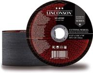 🔪 50 pack 4.5 inch cut off wheel for metal & stainless steel | linconson angle grinder disc (4.5”x1/24”x7/8&#34;) flat sd 4520f logo