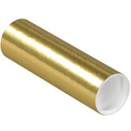 aviditi gold mailing tubes with caps packaging & shipping supplies and mailers logo