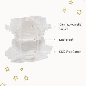 img 3 attached to 🌿 Happy Little Camper Natural Diapers: Ultra-Absorbent, Hypoallergenic, Fragrance Free, Size 2 (12-18 lbs), 36 Count - Sensitive Skin Protection!