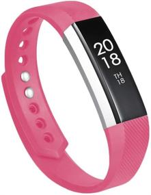 img 4 attached to Совместимые с VINIKI фитнес-ремни Fitbit