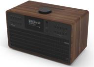 🎶 experience premium sound quality with revo supercd in walnut/black finish: an uncompromising audio system logo