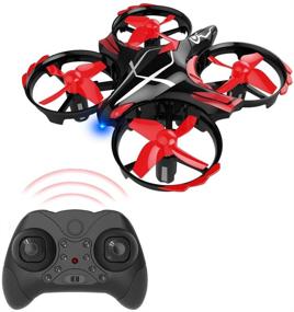 img 4 attached to 🚁 Mini Drone for Kids Beginners, RC Nano Quadcopter for Boys Age 3, Headless Mode 3D Flip Auto Hovering Toy Helicopter Plane with Remote Control and Dual Batteries