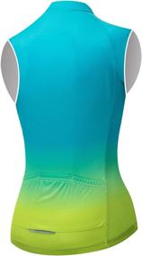 img 3 attached to 🚴 Aogda Women's Cycling Vests Jerseys: Sleek Sleeveless Bike Shirts for Team Biking and Active Tights - Comfortable Bicycle Clothing Tops