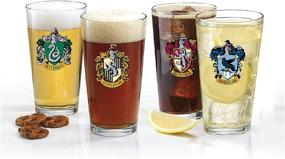 img 1 attached to Harry Potter Pint Glass Set