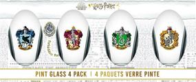 img 2 attached to Harry Potter Pint Glass Set
