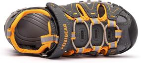 img 2 attached to 👣 HOBIBEAR Water Sandals: Perfect Closed-Toe Outdoor Footwear for Boys and Girls (Toddler/Little Kid/Big Kid)