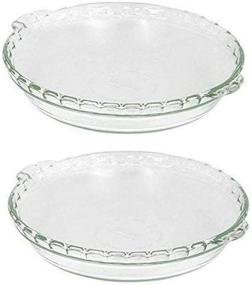 img 2 attached to Pyrex Bakeware 2 Inch Scalloped Plate Kitchen & Dining