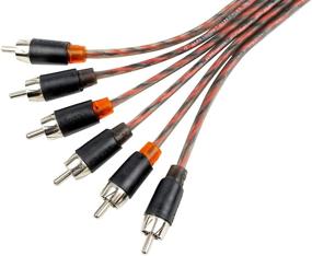 img 1 attached to 🔌 ALPHASONIK 17ft Premium 6-Channel Hyper-Flex RCA Interconnect Signal Patch Audio Cable: X-Radial Twist Wire Technology, 100% Oxygen-Free Copper, Multiple Applications FLEX-R66