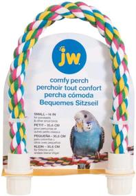 img 2 attached to 🐦 JW Pet Comfy Perch - Маленькая, гибкая многоцветная веревка для птиц (улучшенный SEO)