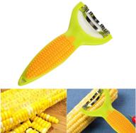 🌽 corn zipper - ergonomic good grips corn stripper knife peeler 6-inch logo