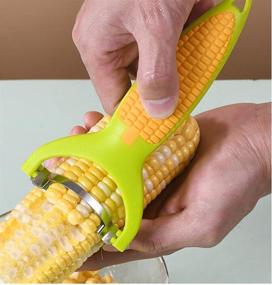 img 1 attached to 🌽 Corn Zipper - Ergonomic Good Grips Corn Stripper Knife Peeler 6-inch