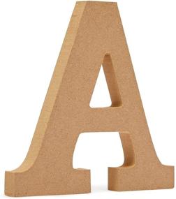 img 2 attached to 🔠 Juvale Wooden Alphabet Letters for DIY Crafts and Home Wall Decor - 52 Pieces (4 inches, Double Letters)