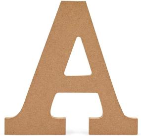 img 1 attached to 🔠 Juvale Wooden Alphabet Letters for DIY Crafts and Home Wall Decor - 52 Pieces (4 inches, Double Letters)