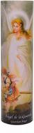 led flameless prayer candle - guardian angel devotion candle with 4 hour timer, ideal religious gift, 8.1875&#34; x 2.375&#34; dimensions логотип