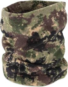 img 2 attached to 🔒 Stay Hidden and Warm with North Mountain Gear Camouflage Beanie and Scarf Set – Premium Fleece Hat and Neck Warmer