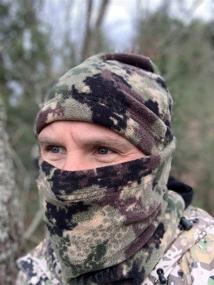 img 1 attached to 🔒 Stay Hidden and Warm with North Mountain Gear Camouflage Beanie and Scarf Set – Premium Fleece Hat and Neck Warmer