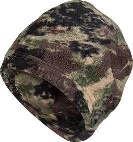 img 3 attached to 🔒 Stay Hidden and Warm with North Mountain Gear Camouflage Beanie and Scarf Set – Premium Fleece Hat and Neck Warmer