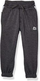 img 3 attached to 👖 RBX Black and White Little Boys' Fleece Pants
