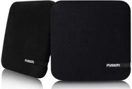 🔊 fusion sm-f65cb, 6.5" shallow mount speaker, black cloth - a garmin brand logo