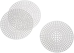 img 3 attached to 🔘 Darice Clear Round Plastic Canvas Shape, 10-Piece Set - 3-Inch Diameter - Craft Supplies