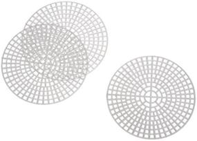 img 2 attached to 🔘 Darice Clear Round Plastic Canvas Shape, 10-Piece Set - 3-Inch Diameter - Craft Supplies