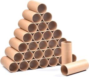 img 2 attached to 🎨 30 Pack Craft Rolls - Brown Cardboard Tubes for DIY Crafts, 6” Made of Sturdy, High-quality Cardboard, Ideal Supplies for Classroom Art and Science Projects, Unleash Your Creativity! Paint, Glue, Color, and Cut!