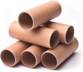 img 3 attached to 🎨 30 Pack Craft Rolls - Brown Cardboard Tubes for DIY Crafts, 6” Made of Sturdy, High-quality Cardboard, Ideal Supplies for Classroom Art and Science Projects, Unleash Your Creativity! Paint, Glue, Color, and Cut!