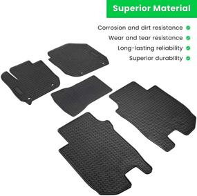 img 3 attached to Cowlboy 2016 2020 Rubber Carpet Waterproof