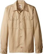 dickies boys' long sleeve twill shirt for enhanced seo logo