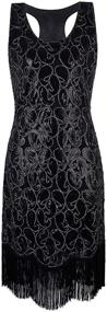 img 3 attached to Vijiv Sequined Embellished Fringed Paisley Women's Clothing in Dresses