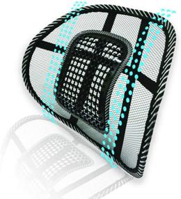 img 4 attached to 🪑 Big Ant Lumbar Support: Ergonomic Car Mesh Back Support with Massage Beads for Comfort and Pain Relief - Cushion for Car Seat, Office Chair, Wheelchair