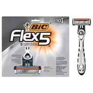 💈 bic flex 5 men's 5-blade disposable razor, 10 count: the ultimate shaving experience! logo