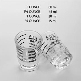 img 3 attached to 🍸 Enhanced Elegance: Beautyflier Cocktail Glasses with Built-in Measurement Markings