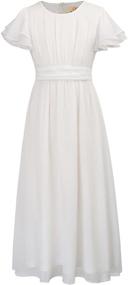 img 4 attached to Платье винтажные повседневные CL703 1: Стильная детская одежда для платьев