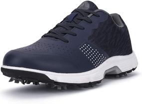 img 3 attached to 🏌️ Zakey Professional Spikeless Golf Shoes for Men - Waterproof Golf Sneakers for Outdoor Activities, Non-slip Walking Footwear