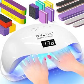 img 3 attached to OVLUX UV LED Nail Lamp 178W: Professional Nail Dryer with 42pcs LEDs, 4 Timer Settings - Best Gel UV LED Nail Lamp for Fingernails & Toenails