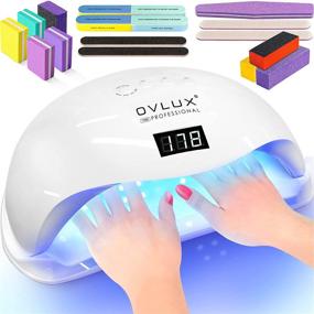 img 4 attached to OVLUX UV LED Nail Lamp 178W: Professional Nail Dryer with 42pcs LEDs, 4 Timer Settings - Best Gel UV LED Nail Lamp for Fingernails & Toenails