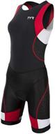 tyr women's competitor trisuit with back zipper, optimized for sports logo