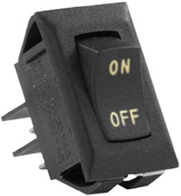 img 1 attached to JR Products 12V On/Off Switch, Black/Silver, Pack of 5