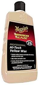 img 1 attached to 🌟 Meguiar's Hi-Tech Yellow Wax No. 26: Mirror Glaze 16 Fl. Oz. for Vibrant Yellow Shine!