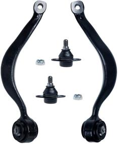 img 4 attached to TUCAREST 4Pcs Suspension Kit K80678 X2 K620115 K620116 Front Lower Control Arm And Ball Joint Compatible With 2000 01 02 03 04 05 2006 BMW X5