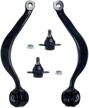 tucarest 4pcs suspension kit k80678 x2 k620115 k620116 front lower control arm and ball joint compatible with 2000 01 02 03 04 05 2006 bmw x5 logo